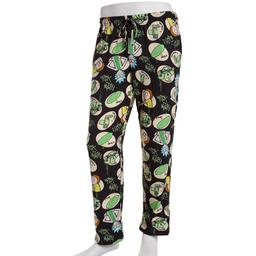 Mens Rick & Morty Graffiti Lounge Pajama Pants