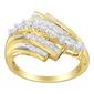 Loveblooms&#8482; Round & Baguette Diamond Cut Ring - image 2