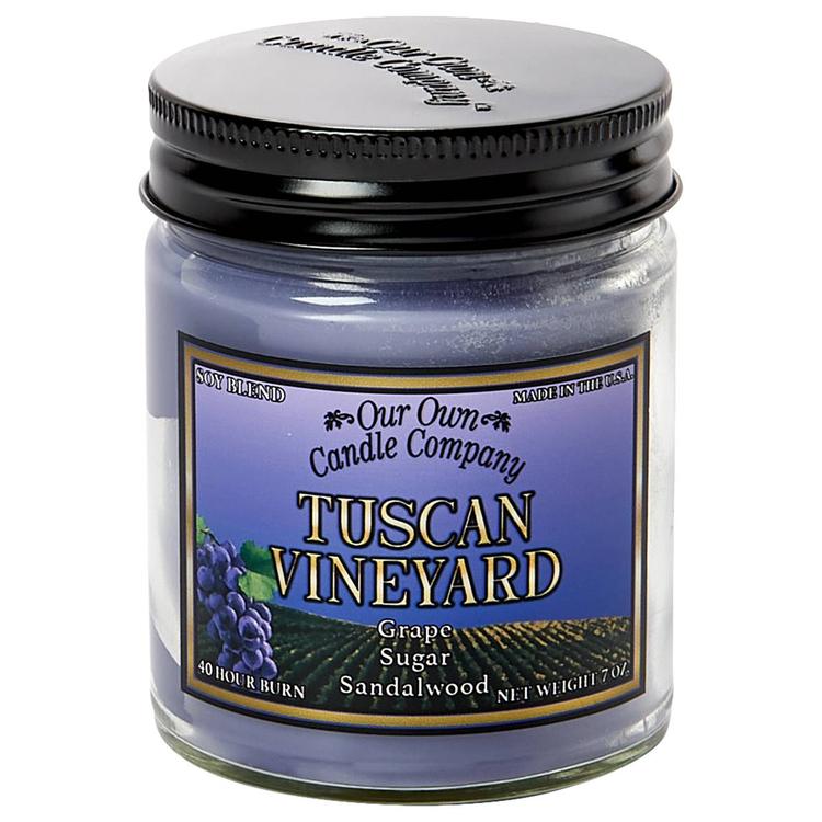 Our Own Candle Company 7oz. Tuscan Vineyard Jar Candle