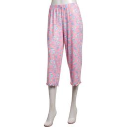Womens Jessica Simpson Summer Toile Lettuce Edge Pajama Capris