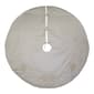 Kurt S. Adler 54in. Ivory with Pearl Beads Tree Skirt - image 1