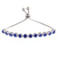 Gemstone by Gianni Argento Round Halo Adjustable Bracelet - image 1