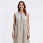Womens Dash Sleeveless Pintuck Solid Shift Dress - image 3