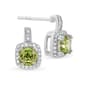 Forever New Cushion Cut Spring Green Stud Earrings - image 1