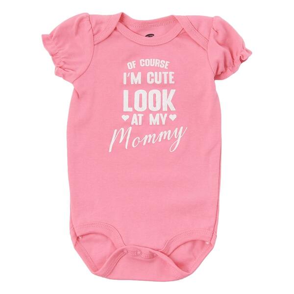 Baby Girl &#40;NB-9M&#41; Wild Child Of Course Cute Mommy Bodysuit - image 
