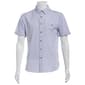 Mens Campia Short Sleeve Geometric Button Down Shirt - Blue - image 1