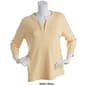 Womens Hasting &amp; Smith 3/4 Sleeve Banded Jewel Neck 2Fer Tee - image 6