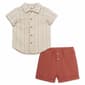 Baby Boy (3-12M) Little Me(R) Striped Shirt And Short Set - image 1