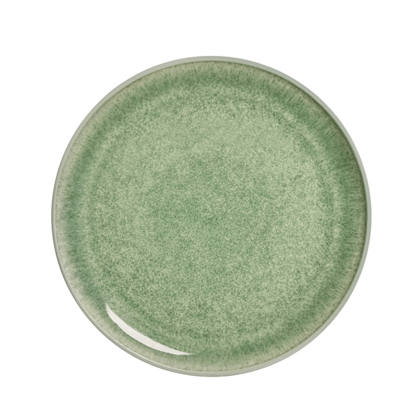 Sango Asher 12pc. Green Dinnerware Set with Reactive Glaze