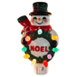 Santa''s Workshop 6in. Noel Snowman Night Light - image 2