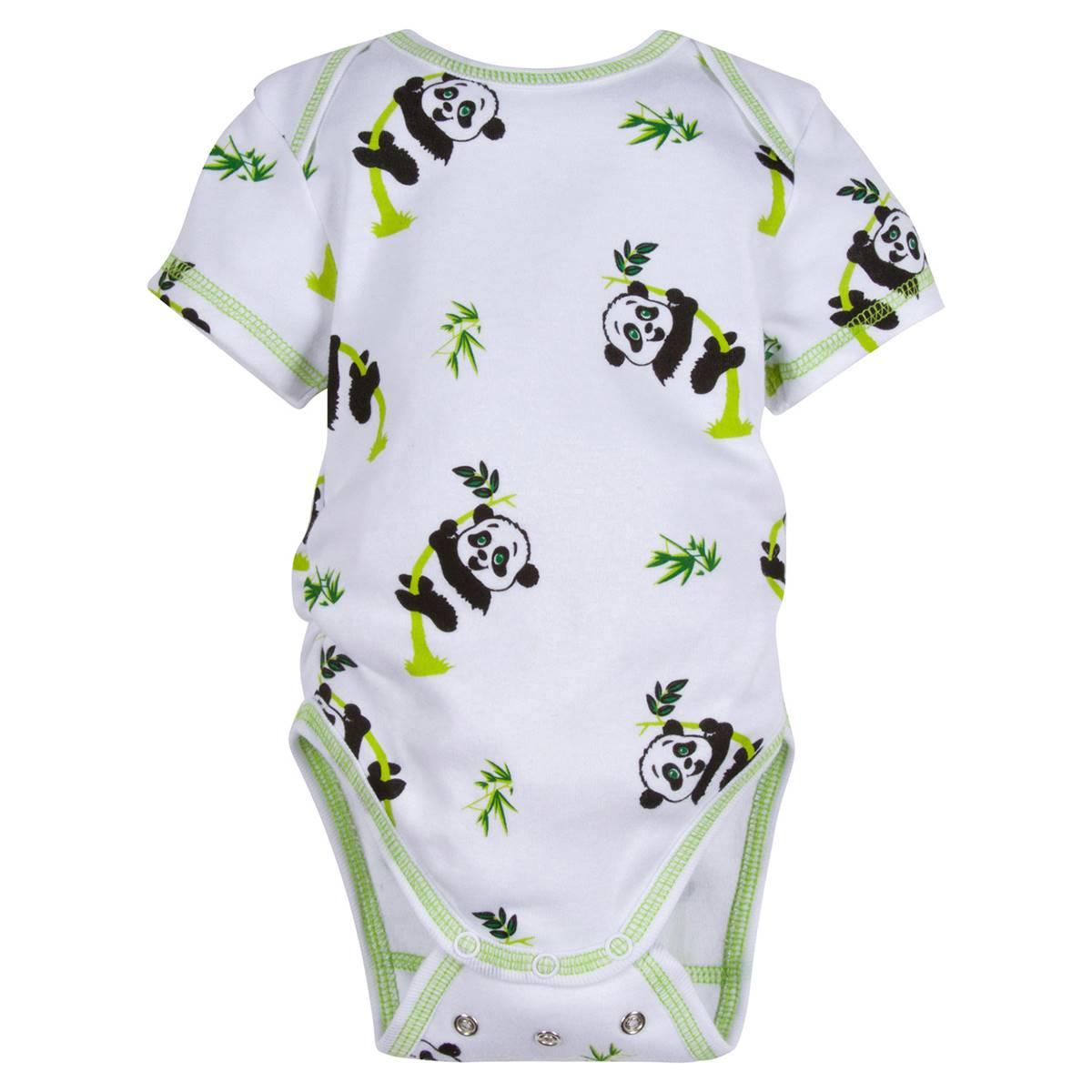 Baby Unisex (NB-24M) MiracleWear® Panda Posheez Bodysuit