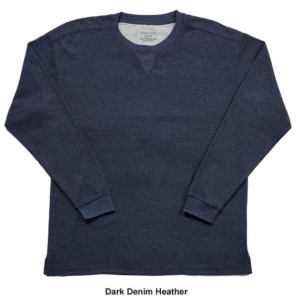 Mens Preswick & Moore® Long Sleeve Thermal Crew Neck Pajama Shirt