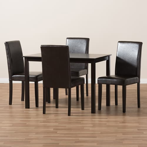Baxton Studio Mia 5pc. Dining Set