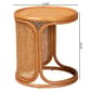 bali & pari Eldon Bohemian Honey Rattan End Table - image 7
