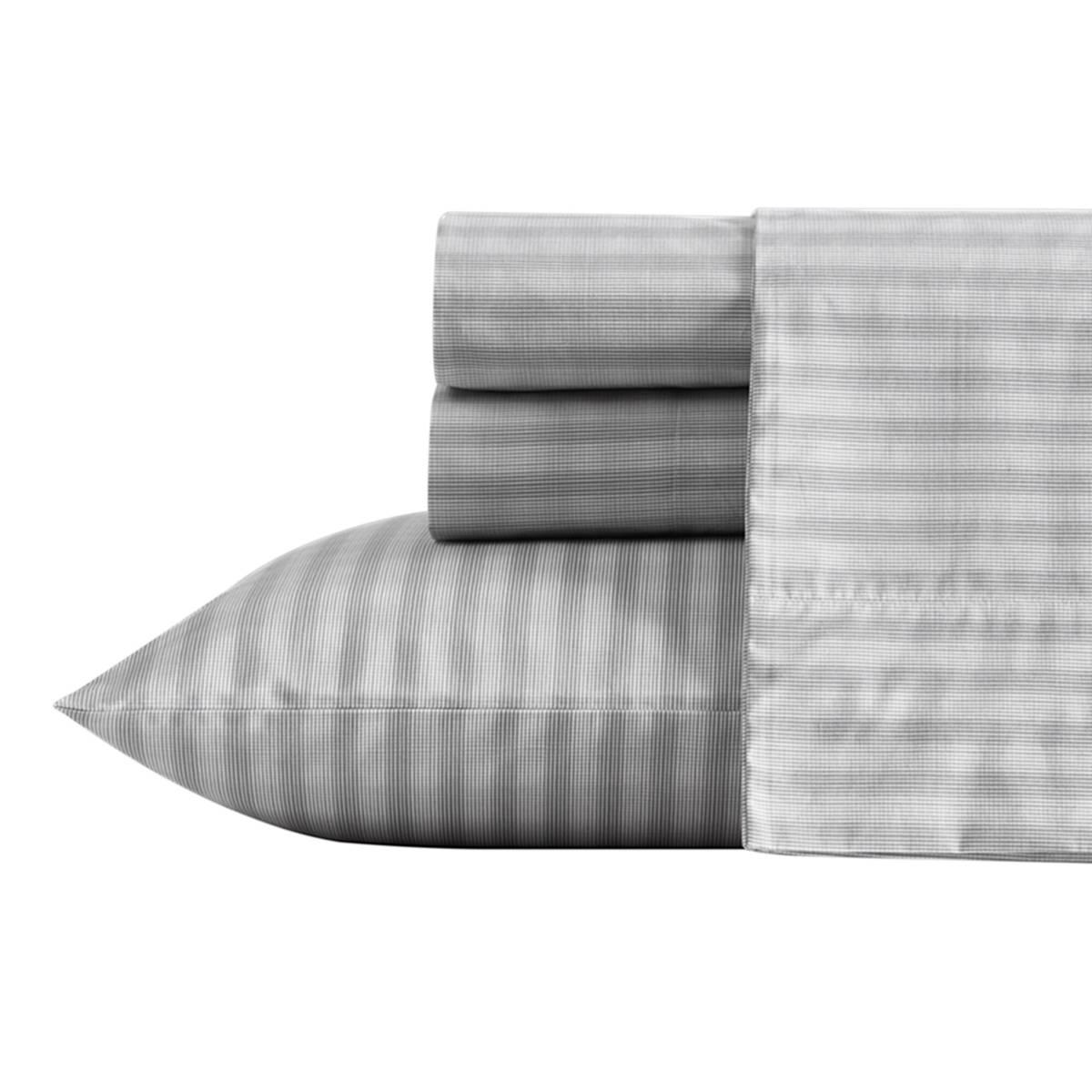 Open Video Modal for Nautica Michael Plaid Cotton Percale Sheet Set