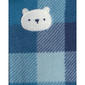 Baby Boy (NB-9M) Carter''s® Bear Plaid Zip Sleep & Play Pajamas - image 5
