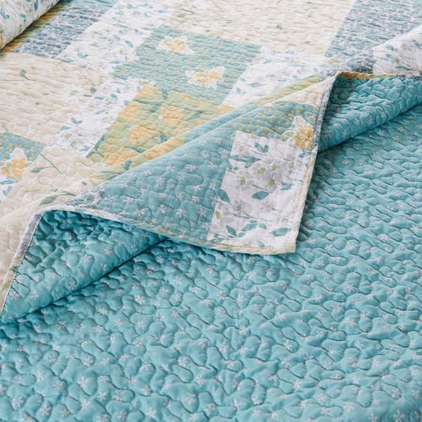 Greenland Home Fashions™ Evangeline Floral Reversible Quilt Set