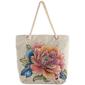 Renshun Flower Tapestry Rope Handle Tote - image 1