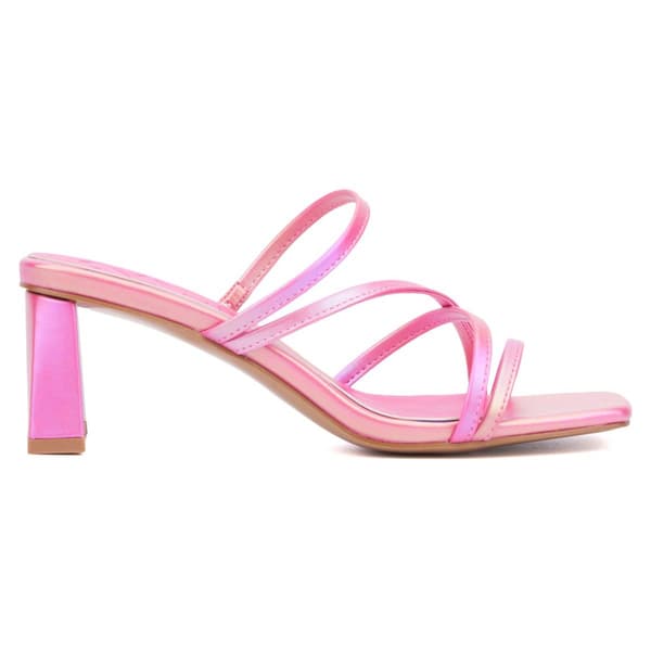 Womens Olivia Miller Limelight Strappy Slide Sandals