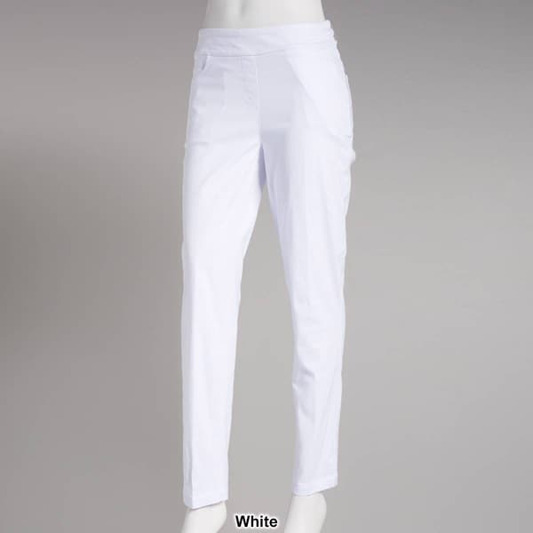 Womens Court Haley Pull On Solid Pants w/Pockets
