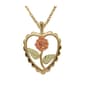 Black Hills Gold 10kt. Yellow Gold Heart Necklace - image 1