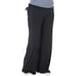 Womens Due Time Fold Over Side Cinch Maternity Palazzo Pants - image 1