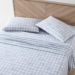 Eddie Bauer Methow Plaid Cotton Percale Sheet Set