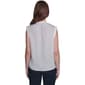 Womens Tommy Hilfiger Sleeveless Pleated Button Front Blouse - image 2