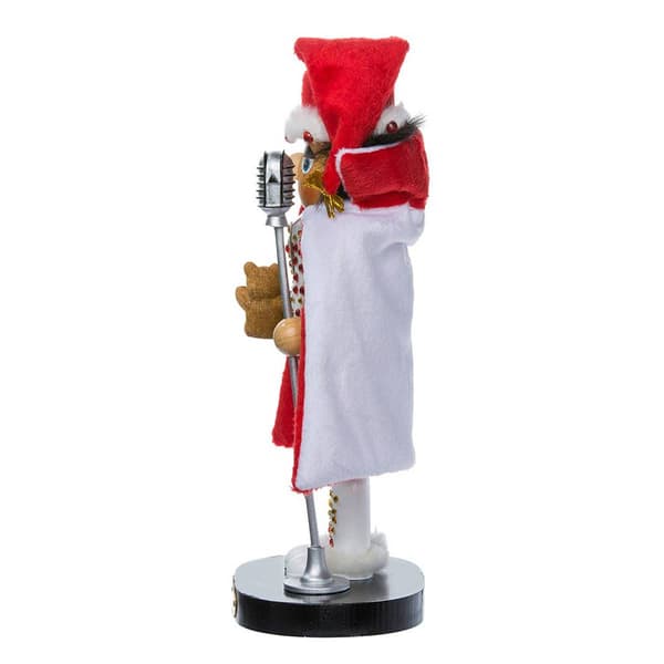 Kurt S. Adler 10in. Elvis in White Suit Nutcracker