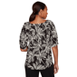 Petite Skye&#8217;s the Limit Spicy Graphic Tropical Leaf Blouse - image 2