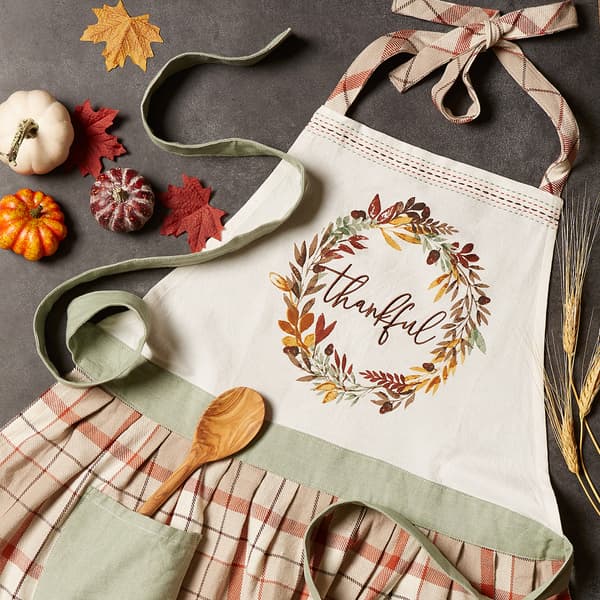 DII® Thankful Autumn Wreath Printed Apron