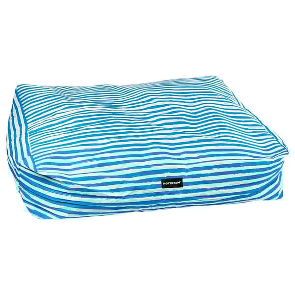North Paw Stripe Canvas Pet Bed - image 