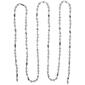 Northlight Seasonal Shiny & Matte Silver Beaded Christmas Garland - image 1