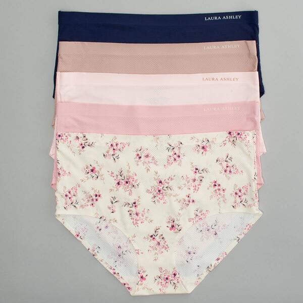 Womens Laura Ashley&#40;R&#41; 5pk. Breathable Brief Panties - LS6895-5PKC - image 