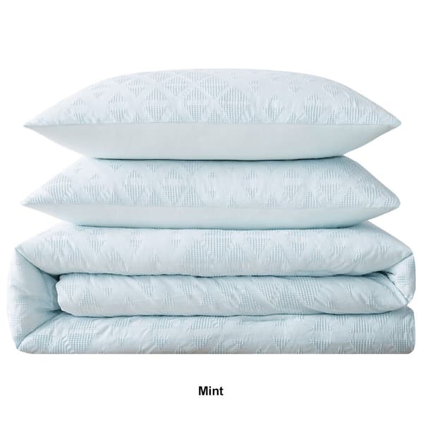 Brooklyn Loom Chicago Woven Diamond Comforter Set
