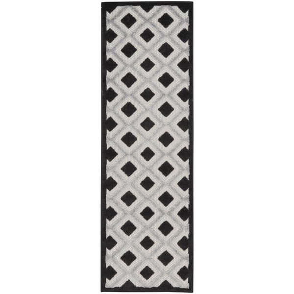 Nourison Aloha Diamond Modern Indoor/Outdoor Runner