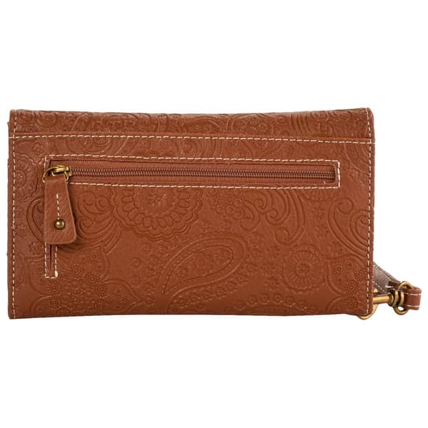 Womens Stone Mountain Rocky Mountain Large Trifold Wallet