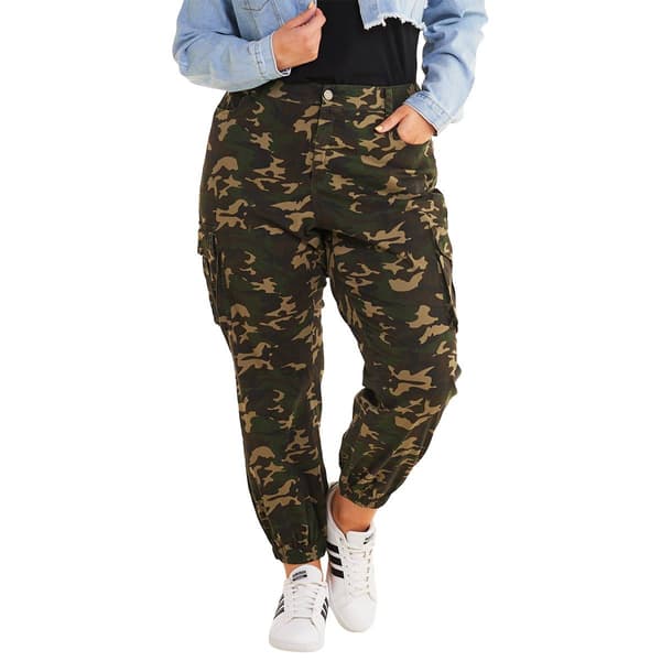 Juniors Plus YMI Camo Cargo Pocket Joggers