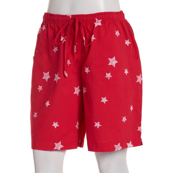 Womens Erika Lucy Cacked Star Print Shorts - image 