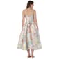Juniors Emerald Sundae Floral Corset Box Pleat A-Line Dress - image 4