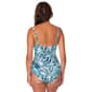 Womens Jantzen Palm Camouflage Flora One Piece Swimsuit - image 2