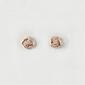 Marsala 1/20ctw. Diamond Accent Love Knot Rose Stud Earrings - image 1