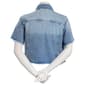 Juniors Indigo Rein Short Sleeve Denim Jacket - image 3