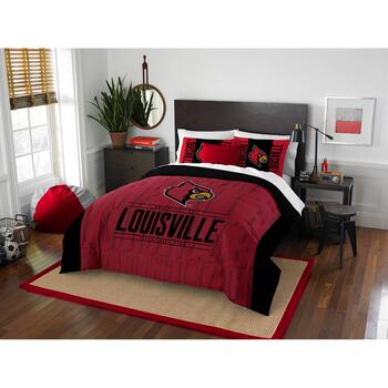 Louisville Cardinals The Northwest Company Modern Take Twin Comforter Set