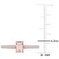 Gemstone Classics&#8482; 10kt. Rose Gold Morganite Promise Ring - image 5