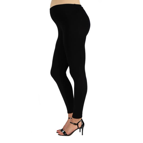 Plus Size 24/7 Comfort Apparel Maternity Leggings