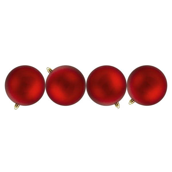 Northlight 12ct. Red Hot Shatterproof Christmas Ball Ornaments