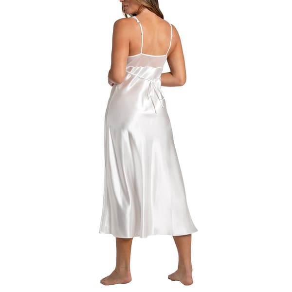 Womens Linea Donatella Bridal Bouquet Satin Nightgown