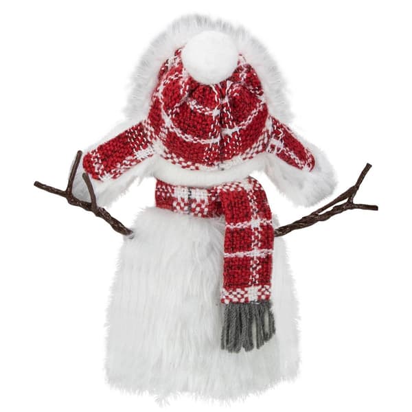 Northlight Seasonal 10in. Snowman in Plaid Christmas Decoration