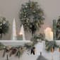 National Tree 28in. Swiss Chic Sprays Blue/Champagne - Set of 2 - image 4